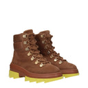 Stuart Weitzman Noho Hiker Boots Women Suede Brown/Cappuccino