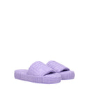 Bottega Veneta Women's Slippers And Clogs Violet/Wisteria Fabric