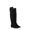 Czarne zamszowe buty damskie Stuart Weitzman Reserve