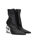 Dolce&Gabbana Women's Ankle Boots Leather Black