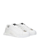 Dolce&Gabbana Damens Weiße Ledersneaker