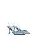 Aquazzura Women's Sandals Pvc Transparent/Sky