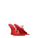 Salvatore Ferragamo Women's Sandals Red/Flame Leather