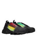 Prada Sneakers Collision Cross Men Leather Black/Apple