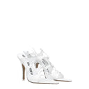 The Attico Renee Sandals Women's White Leather
