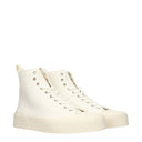 Jil Sander Herens Sneakers Stof Beige/Ivoor