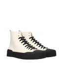 Jil Sander Men's Sneakers Fabric Beige/Black