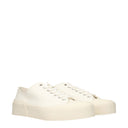 Jil Sander Herens Sneakers Stof Beige/Ivoor
