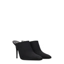 Saint Laurent Ascot Sandals Women Satin Black