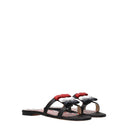 Thom Browne Pantuflas Y Zuecos Mujer Piel Negro