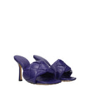 Bottega Veneta Women's Sandals Purple Leather