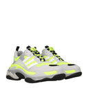 Balenciaga Sneakers Adidas Triple S Men's Fabric Gray/Fluorescent Yellow