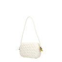 Bottega Veneta Women's Knot Shoulder Bags White/Bone Leather