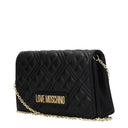 Love Moschino Pochette Women's Polyurethane Black/Gold