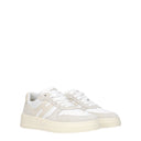 Buty Hogan H630 Memory Foam Damskie Skórzane Białe/Beżowe