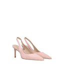 Stuart Weitzman Mujers Sandalias Ante Rosa/Bailarina