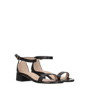 Stuart Weitzman Nudist June Women's Leather Sandals Black