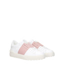 Valentino Garavani Women's Sneakers White/Rose Water Leather