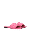 Bottega Veneta Sandals And Clogs Women Leather Pink/Azalea