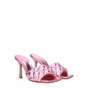 Bottega Veneta Women's Sandals Pink/Azalea Leather