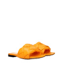 Bottega Veneta Women's Orange/Mandarin Leather Sandals And Clogs