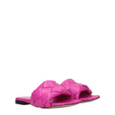 Bottega Veneta Women's Slippers And Clogs Fuchsia/Mauve Leather