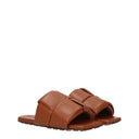 Bottega Veneta Sandals And Clogs Women's Leather Brown/Caramel