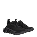 Salvatore Ferragamo Damess Stof zwarte sneakers