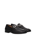 Salvatore Ferragamo Giove Men's Moccasins Black Leather