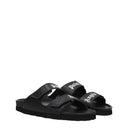 Palm Angels Pantuflas Y Zuecos Hombre Piel Negro