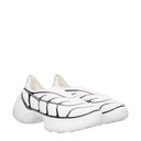 Los hombres de Givenchys Zapatillas de Tela Blanca