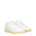 Jil Sander Mujers Deportivas Piel Blanco/Crudo