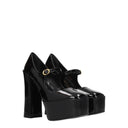 Sandały damskie Stuart Weitzman Sky High w kolorze czarnym, lakierowane