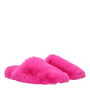 Balenciaga Women's Mules And Clogs Eco Fur Pink/Fluorescent Pink