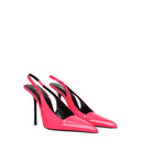 Saint Laurent Kiss Sandals Women's Polish Pink/Coral