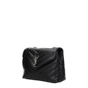 Saint Laurent Women's Loulou Shoulder Bag Black Leather