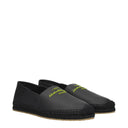 Salvatore Ferragamo Espadrillas Gus Men's Leather Black/Lime