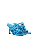 Bottega Veneta Women's Sandals In Sky Blue/Pool Leather
