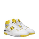 New Balance Sneakers 650 Men's Leather White/Yellow