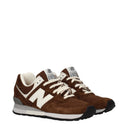 New Balance 576 Sneakers Men's Fabric Brown/White