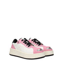 Kenzo Damess Sneakers Wit/Roze Leer