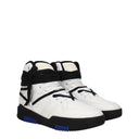 Saint Laurent Men's Sneakers White/Black Leather
