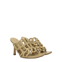 Bottega Veneta Women's Sandals Beige/Sugar Cane Leather
