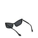 Gucci Donna's Occhiali da sole Acetato Nero/Argento