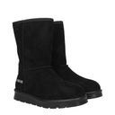 Love Moschino Women's Suede Ankle Boots Black