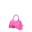 Balenciaga Women's Handbags Pink Leather/Fluorescent Pink