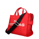 Marc Jacobs Women's Handbag The Tote Bag Fabric Red/True Red