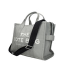 Marc Jacobs Handbags The Tote Bag Woman Fabric Gray/Gray Wolf
