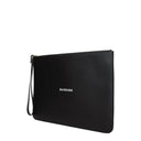 Balenciaga Pochette Women's Leather Black