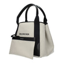 Balenciaga Women's Handbags Fabric Beige/Black